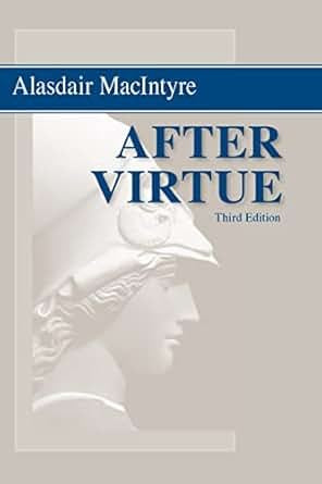 Cover of Reading Alasdair Macintyre's After Virtue