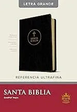 Santa Biblia Rvr60, Edicion de Referencia Ultrafina, Letra Grande (Sentipiel, Negro, Indice, Letra Roja) - stevensbooks