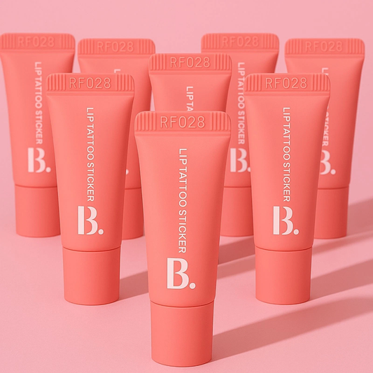 Korean 4pcs Collagen V Line Face Mask and 4pcs Lip Tattoo Tint Firming K Beauty