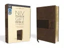 Niv, Premium Gift Bible, Leathersoft, Brown, Red Letter Edition, Comfort Print - stevensbooks