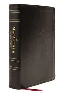 Nasb, MacArthur Study Bible, 2nd Edition, Leathersoft, Black, Comfort Print: Unleashing God's Truth One Verse at a Time - stevensbooks