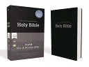 Nasb, Pew and Worship Bible, Hardcover, Black, 1995 Text, Comfort Print - stevensbooks