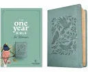 NLT the One Year Bible for Women (Leatherlike, Birdsong Teal) - stevensbooks