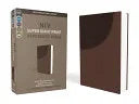 NIV, Super Giant Print Reference Bible, Imitation Leather, Brown, Red Letter Edition (Special) - stevensbooks