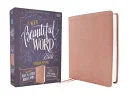 Niv, Beautiful Word Bible, Updated Edition, Peel/Stick Bible Tabs, Leathersoft, Pink, Red Letter, Comfort Print: 600+ Full-Color Illustrated Verses - stevensbooks