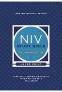 NIV Study Bible, Fully Revised Edition, Large Print, Hardcover, Red Letter, Comfort Print - stevensbooks