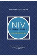 NIV Study Bible, Fully Revised Edition, Hardcover, Red Letter, Comfort Print - stevensbooks