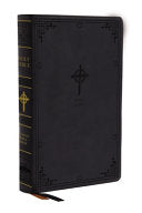 Nabre, New American Bible, Revised Edition, Catholic Bible, Large Print Edition, Leathersoft, Black, Thumb Indexed, Comfort Print: Holy Bible