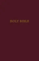 KJV, Pew Bible, Large Print, Hardcover, Burgundy, Red Letter Edition - stevensbooks