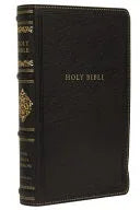 Kjv, Sovereign Collection Bible, Personal Size, Leathersoft, Black, Red Letter Edition, Comfort Print: Holy Bible, King James Version - stevensbooks