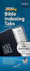 Bible Tab-Protestant Mini/E: Mini Silver-Edged Bible Tabs (Mini) - stevensbooks