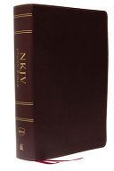 NKJV Study Bible, Bonded Leather, Burgundy, Full-Color, Thumb Indexed, Comfort Print: The Complete Resource for Studying God's Word