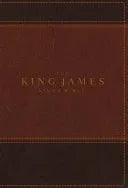 King James Study Bible, Imitation Leather, Brown, Indexed, Full-Color Edition - stevensbooks