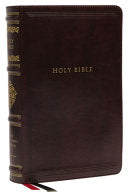 Nkjv, Personal Size Reference Bible, Sovereign Collection, Leathersoft, Brown, Red Letter, Thumb Indexed, Comfort Print: Holy Bible, New King James Ve