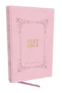 KJV Holy Bible: Large Print with 53,000 Center-Column Cross References, Pink Leathersoft, Red Letter, Comfort Print: King James Version