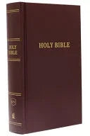 KJV, Pew Bible, Hardcover, Burgundy, Red Letter Edition - stevensbooks