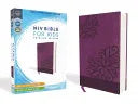 Niv, Bible for Kids, Leathersoft, Purple, Red Letter, Comfort Print: Thinline Edition - stevensbooks