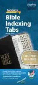 Bible Tab-Protestant-GP: Large Print Gold-Edged Bible Tabs - stevensbooks