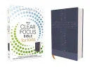 Nirv, Clear Focus Bible for Kids (Help Kids with ADHD or Dyslexia Read with Confidence), Leathersoft, Blue - stevensbooks