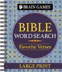 Brain Games - Bible Word Search: Favorite Verses - Large Print - stevensbooks