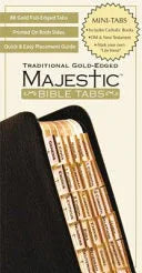 Majestic Traditional Gold Bible Tabs Mini - stevensbooks