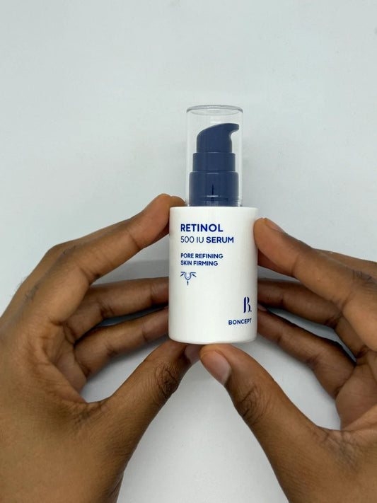 Korean Retinol 500 IU Serum Anti Aging Wrinkle Firming Hydrating Face Care - stevensbooks