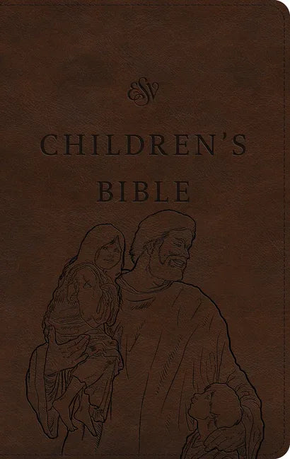 ESV Children's Bible (Trutone, Brown, Let the Children Come Design) - stevensbooks