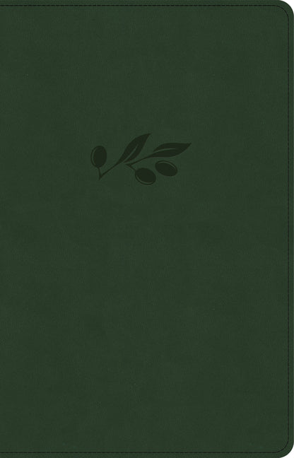 NASB Large Print Personal Size Reference Bible, Olive Leathertouch, Indexed - Ingram