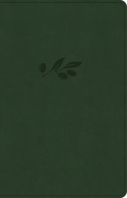 NASB Large Print Personal Size Reference Bible, Olive Leathertouch, Indexed - stevensbooks