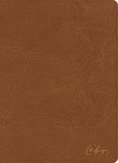 KJV Spurgeon Study Bible, Tan Leathertouch - stevensbooks