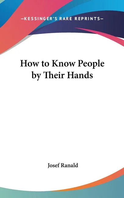How to Know People by Their Hands - stevensbooks