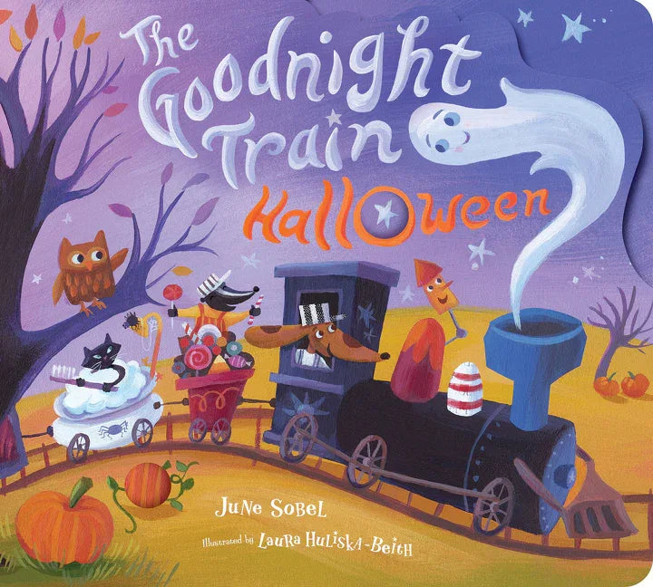 Goodnight Train Halloween Board Book: A Halloween Book for Kids - stevensbooks