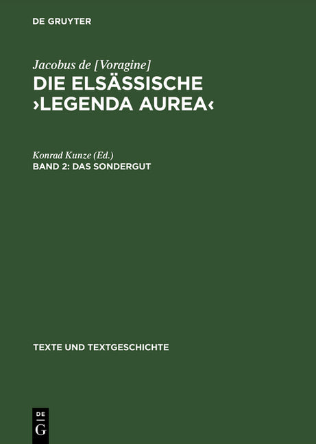 elsässische >Legenda aurea (Reprint 2018) - Ingram