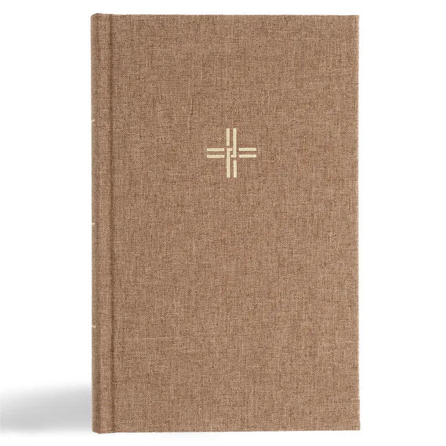 CSB Single-Column Personal Size Reference Bible, Brown Cloth Over Board - stevensbooks