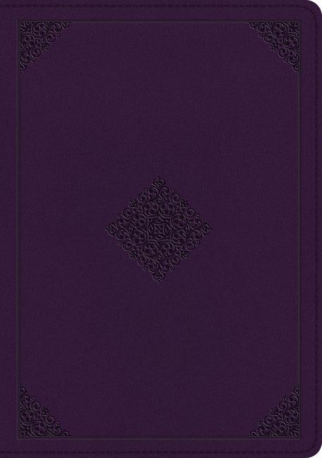 ESV Single Column Journaling Bible, Large Print (Trutone, Lavender, Ornament Design) - stevensbooks