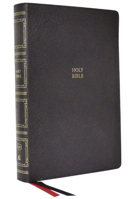 KJV Holy Bible: Paragraph-Style Large Print Thinline with 43,000 Cross References, Black Genuine Leather, Red Letter, Comfort Print (Thumb Indexed): K - stevensbooks