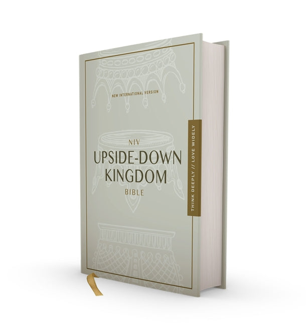 Niv, Upside-Down Kingdom Bible, Hardcover, Gray, Comfort Print: Think Deeply // Love Widely - Ingram