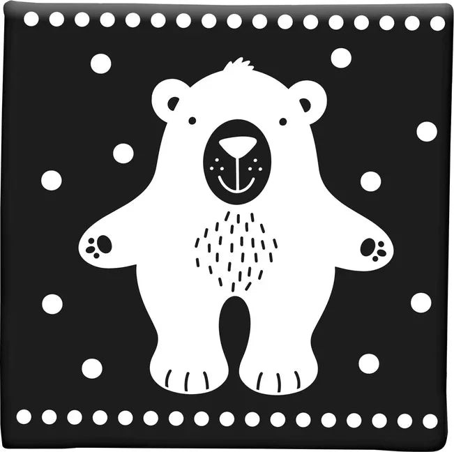 What Does Baby See? a High-Contrast Soft Cloth Book for Babies (Brain Development, Tummy Time) - stevensbooks