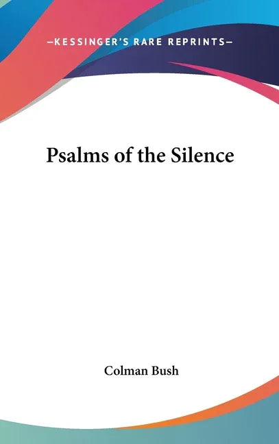 Psalms of the Silence - stevensbooks