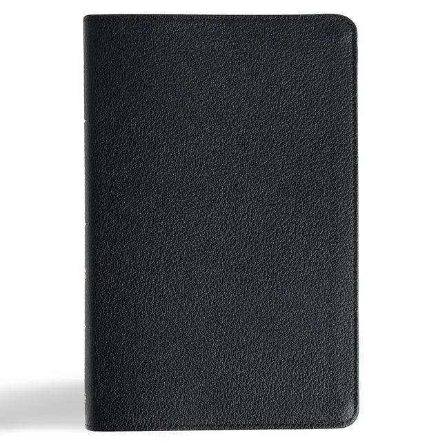 CSB Thinline Bible, Anglicised Edition, Black Genuine Leather (Anglicised) - stevensbooks
