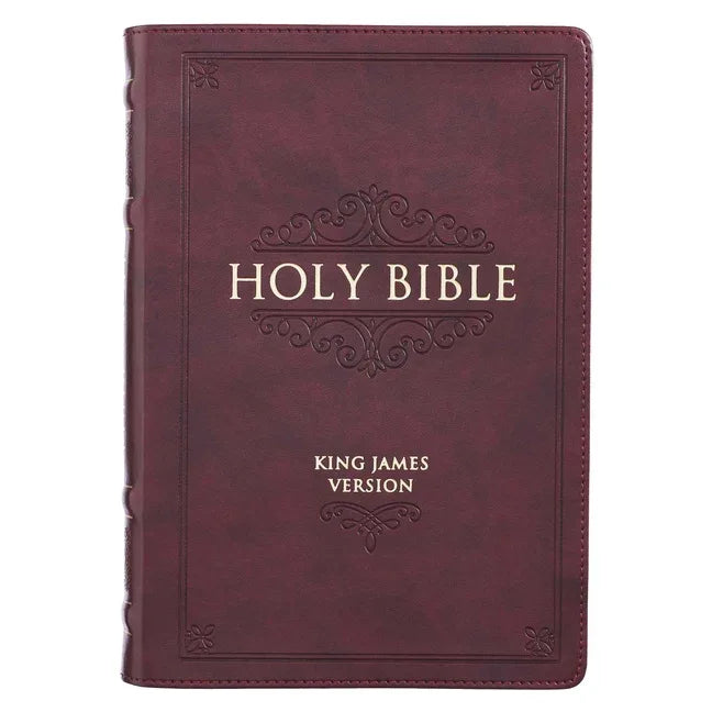 KJV Bible Thinline Burgundy - stevensbooks