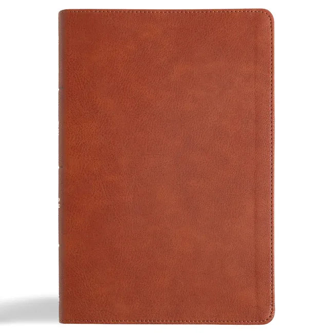 CSB Giant Print Reference Bible, Digital Study Edition, Burnt Sienna Leathertouch (, Digital Study) - stevensbooks