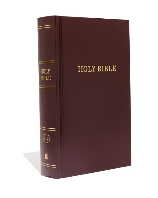 KJV, Pew Bible, Large Print, Hardcover, Burgundy, Red Letter Edition - Ingram