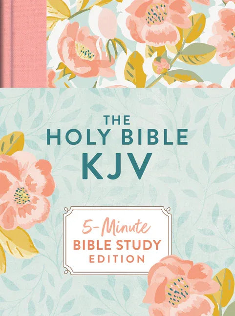 Holy Bible Kjv: 5-Minute Bible Study Edition (Summertime Florals) - stevensbooks
