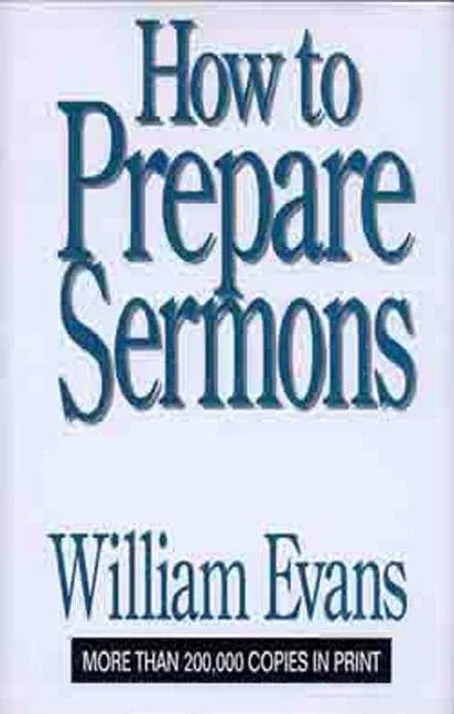 How to Prepare Sermons - stevensbooks