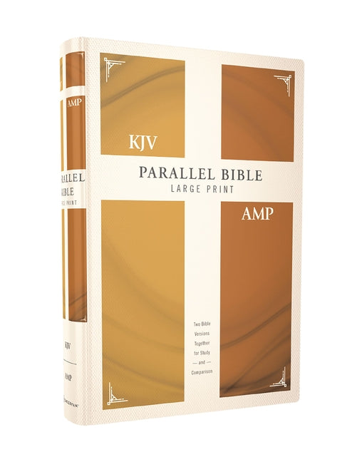 KJV, Amplified, Parallel Bible, Large Print, Hardcover, Red Letter Edition: Two Bible Versions Together for Study and Comparison - Ingram