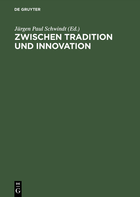 Zwischen Tradition und Innovation (Reprint 2015) - Ingram