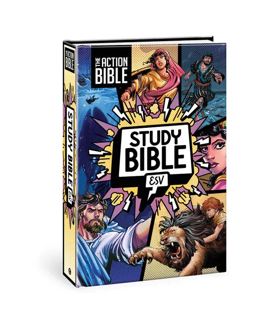 Action Bible Study Bible Esv, Hardcover, Full Color - stevensbooks