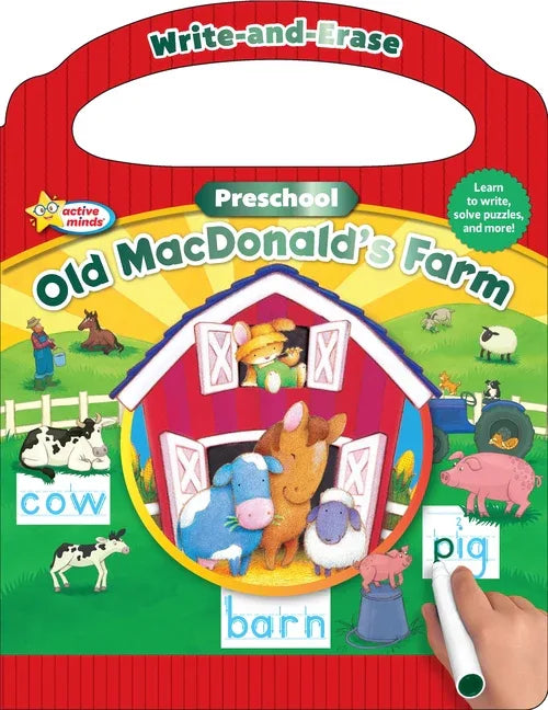 Active Minds Write-And-Erase Preschool Old Macdonald's Farm - stevensbooks