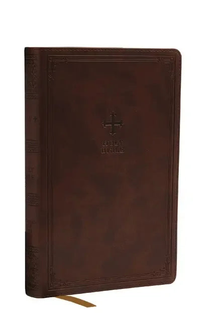 Nrsv, Catholic Bible, Gift Edition, Leathersoft, Brown, Comfort Print: Holy Bible - stevensbooks